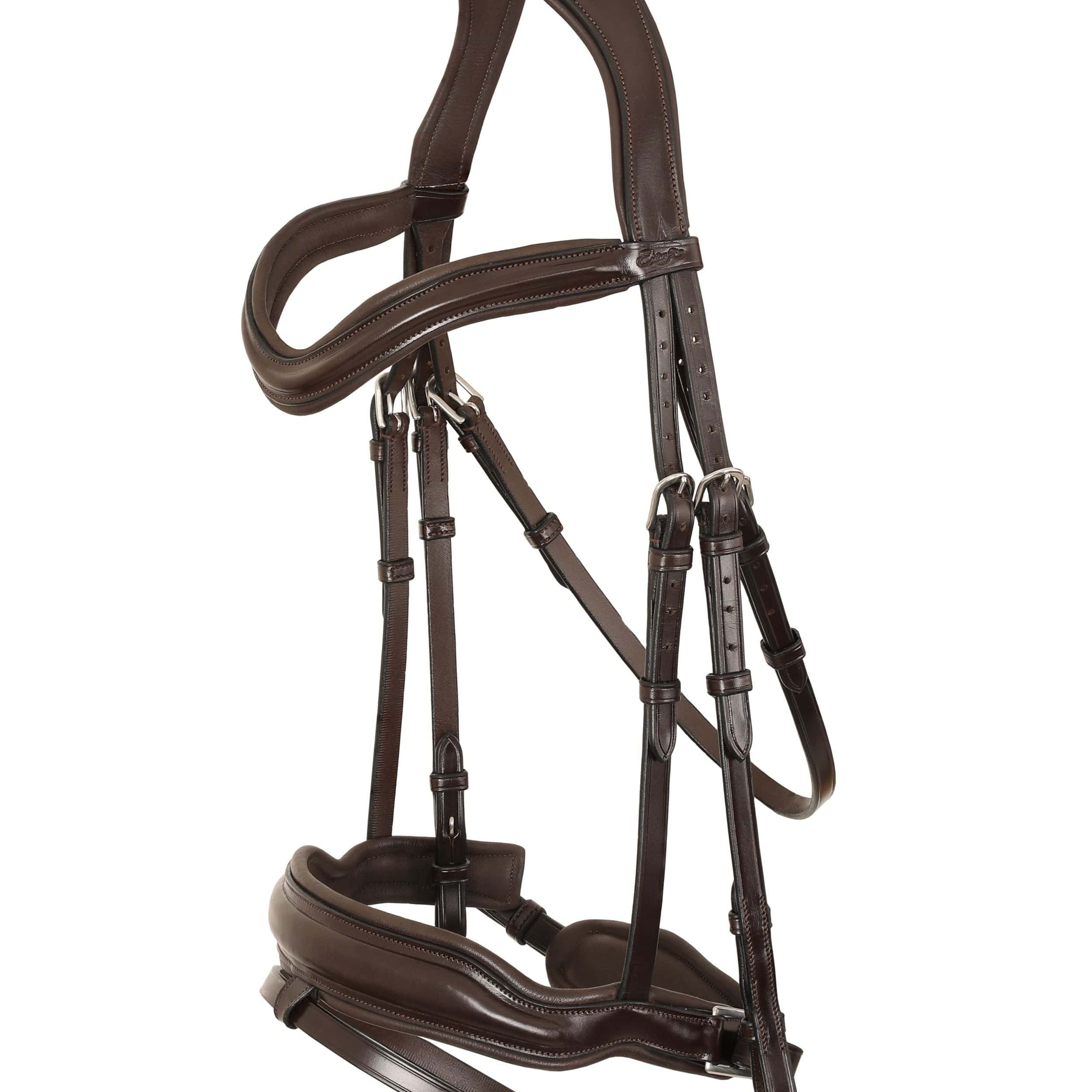 Equiluxe 'Leo' Classic Dressage Bridle with Reins - Equiluxe Tack - Equiluxe Tack