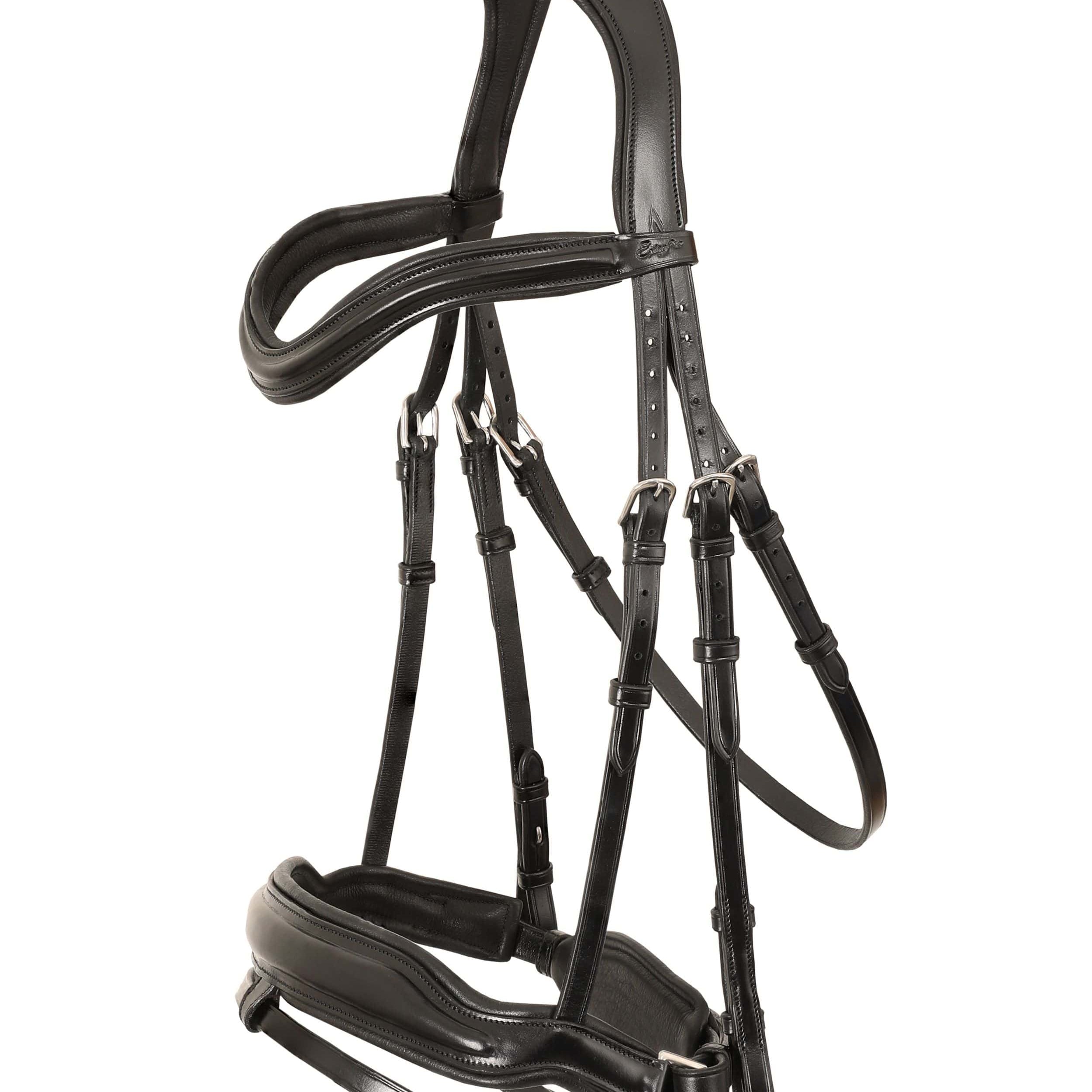 Equiluxe 'Leo' Classic Dressage Bridle with Reins - Equiluxe Tack - Equiluxe Tack