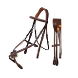 Equiluxe Padded Ear Free Monocrown Figure 8 Bridle & Reins - Equiluxe Tack - Equiluxe Tack