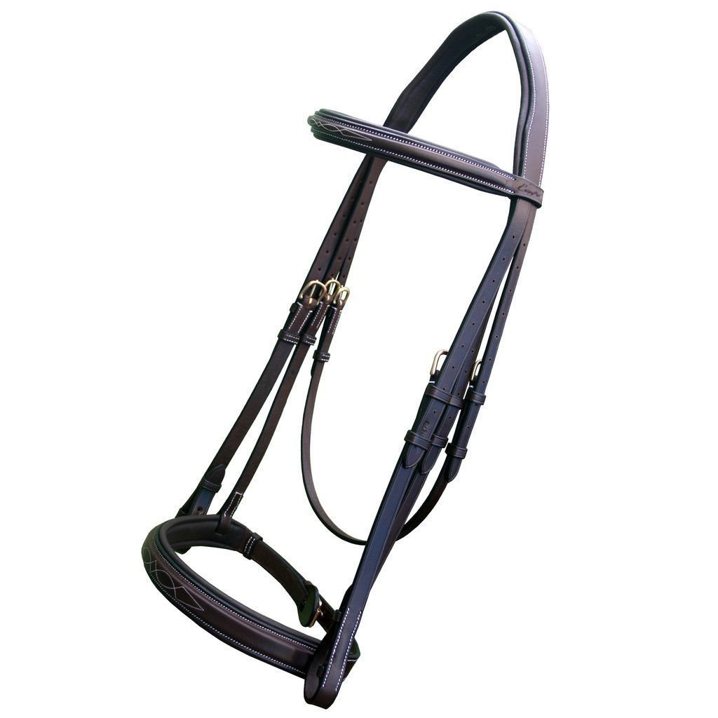 Equiluxe Padded Fancy Stitch Hunter Bridle with Reins - Equiluxe Tack - Equiluxe Tack