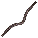 Equiluxe Padded Tanzanite & Violet Crystal Browband - Equiluxe Tack - Equiluxe Tack