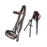 Equiluxe Pressure Relief Crown Raised Padded Jumping Bridle - Equiluxe Tack - Equiluxe Tack