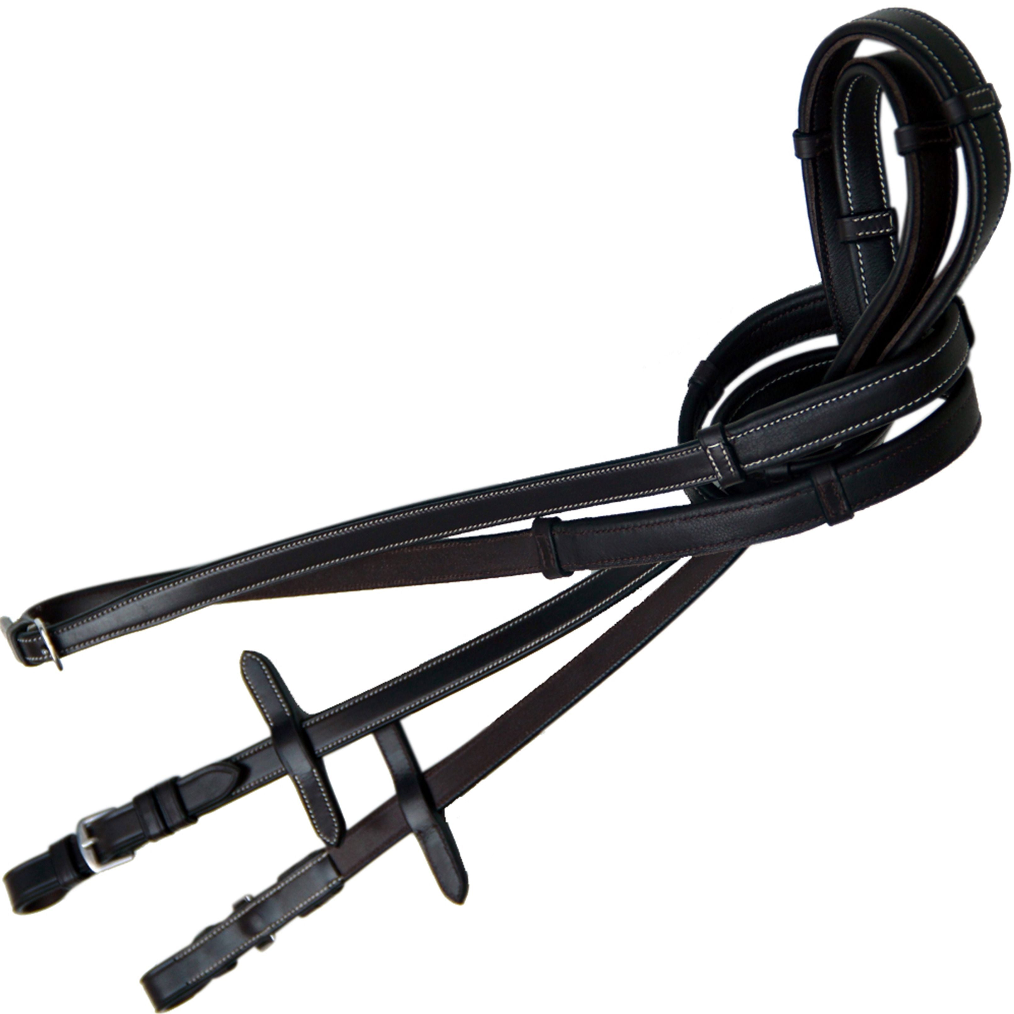 Equiluxe Soft Leather Reins w/ Stoppers - Equiluxe Tack - Equiluxe Tack