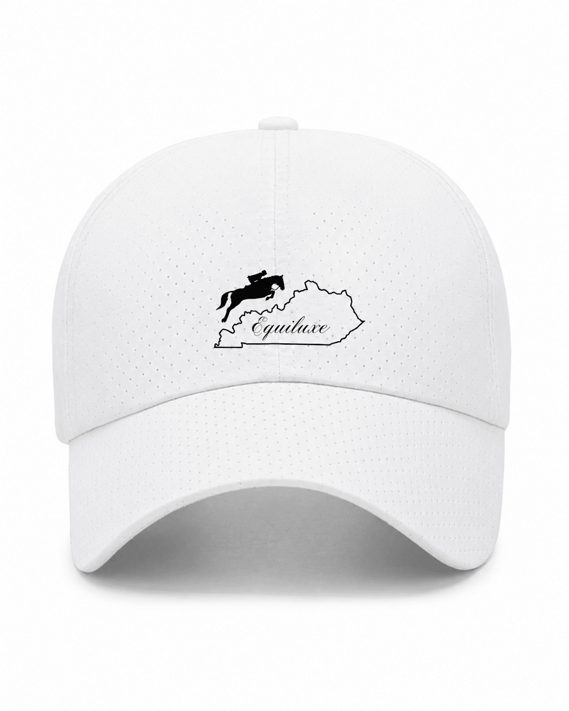 Equiluxe Tack "Jumping Into Kentucky" Perforated Ball Cap - Equiluxe Tack