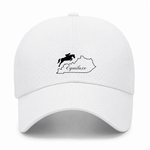Equiluxe Tack "Jumping Into Kentucky" Perforated Ball Cap - Equiluxe Tack