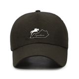 Equiluxe Tack "Jumping Into Kentucky" Perforated Ball Cap - Equiluxe Tack