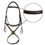 Equiluxe Traditional Fancy Raised Figure 8 Bridle With Laced Reins - Equiluxe Tack - Equiluxe Tack