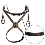 Equiluxe Traditional Fancy Raised Figure 8 Bridle With Laced Reins - Equiluxe Tack - Equiluxe Tack