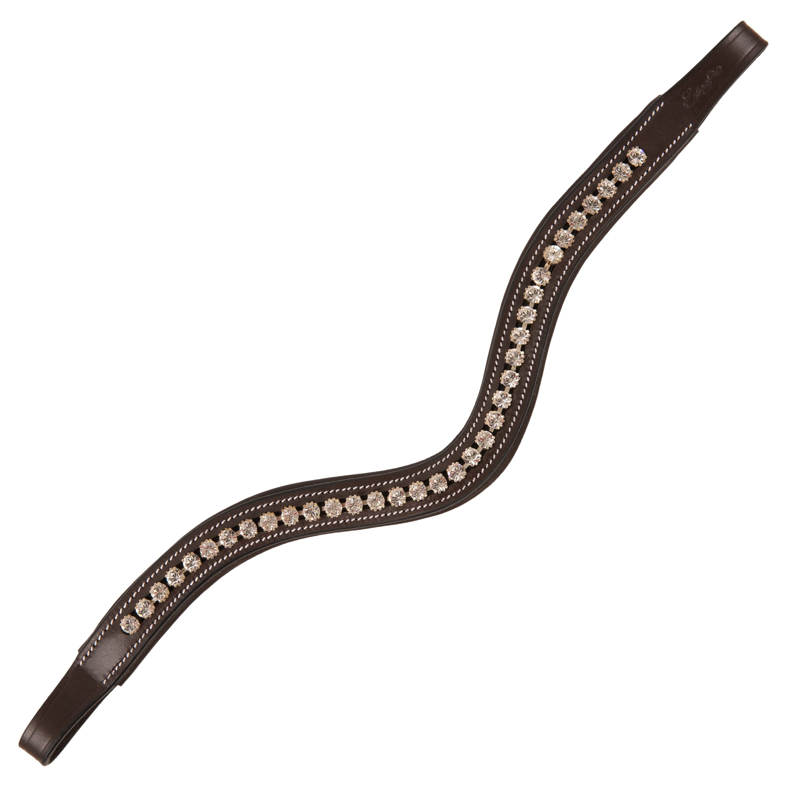 Equiluxe White Crystal Browband - Equiluxe Tack - Equiluxe Tack