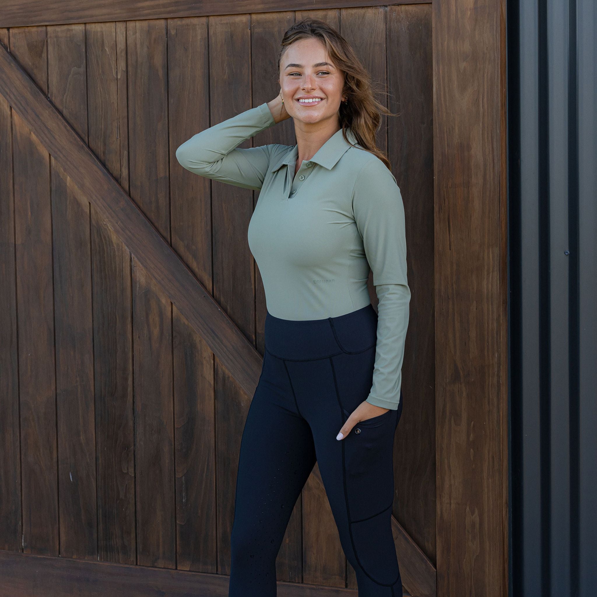 Equipad Equestrian Polo Shirt Long Sleeve - Equipad Equestrian - Equiluxe Tack