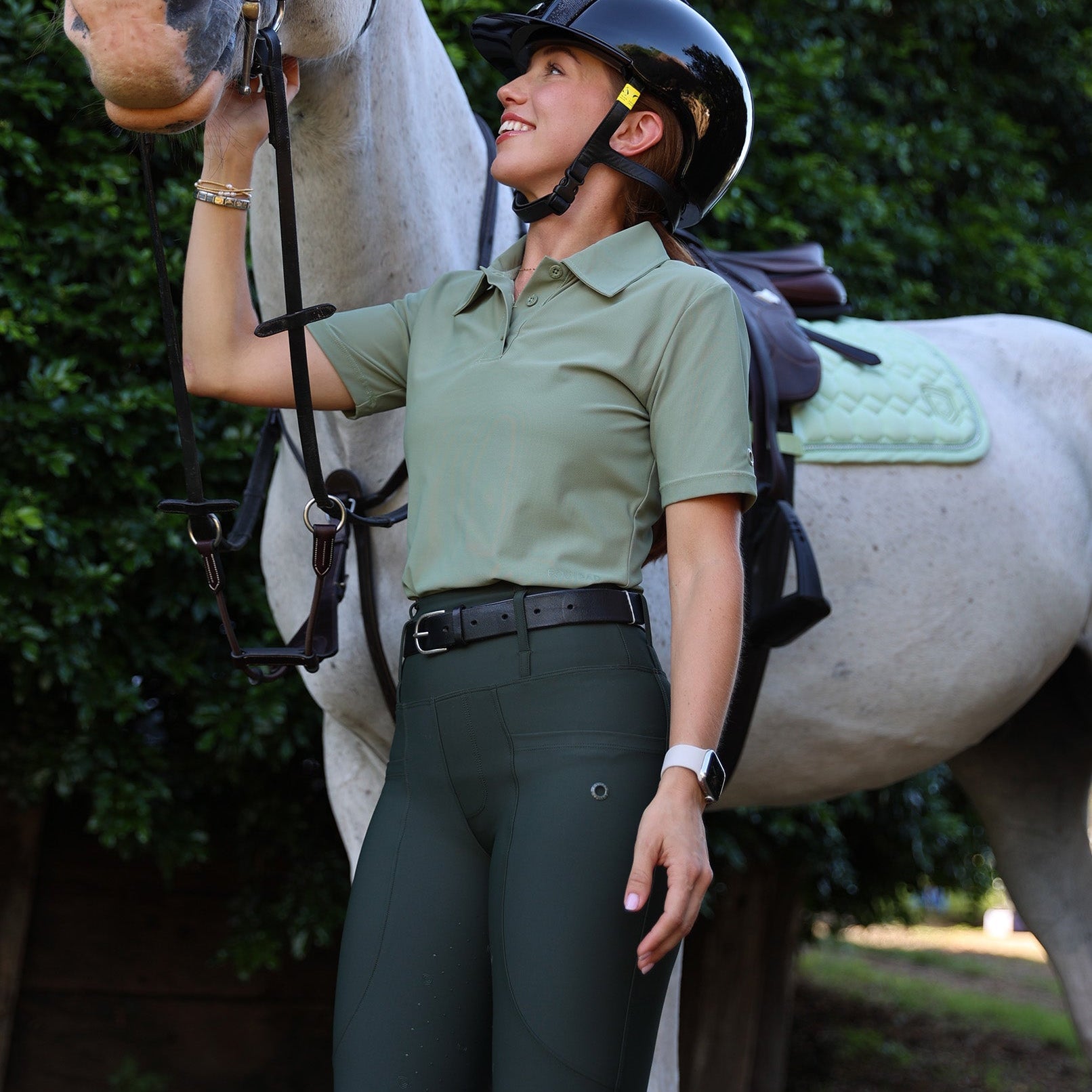 Equipad Marc Breeches - Hunter Green - Equipad Equestrian - Equiluxe Tack