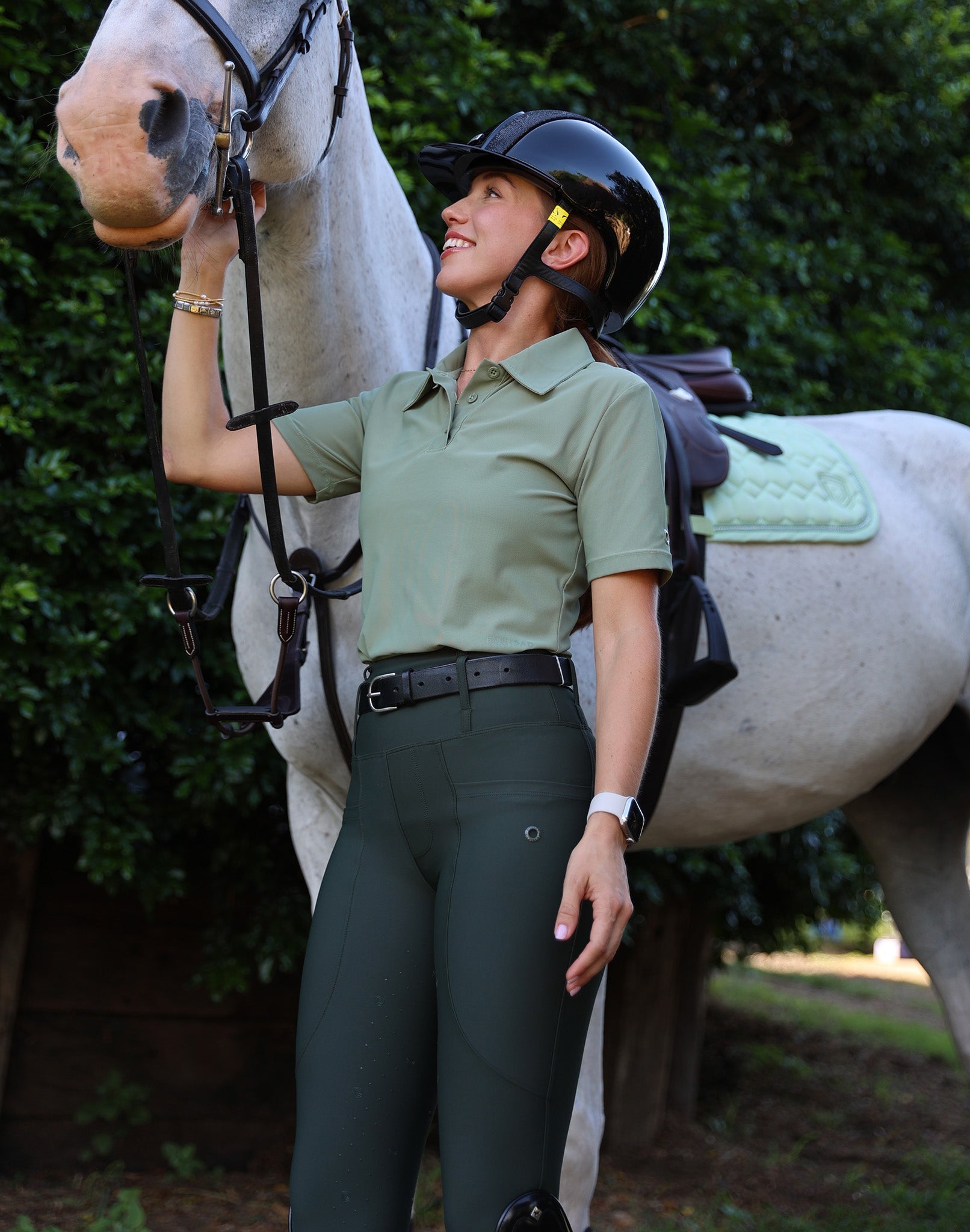 Equipad Marc Breeches - Hunter Green - Equipad Equestrian - Equiluxe Tack
