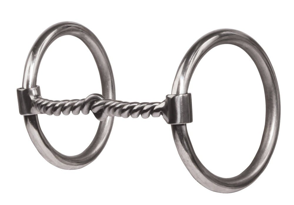 Equisential By Professionals Choice Eq O Ring Twisted Wire - 5 1/4" Mouth, Rings 3" - Professional's Choice - Equiluxe Tack