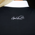 Equishow Black Long Sleeve Lace Shirt - EquiShow - Equiluxe Tack