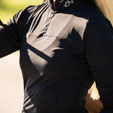 Equishow Black Longsleeve Crystal Shirt - EquiShow - Equiluxe Tack