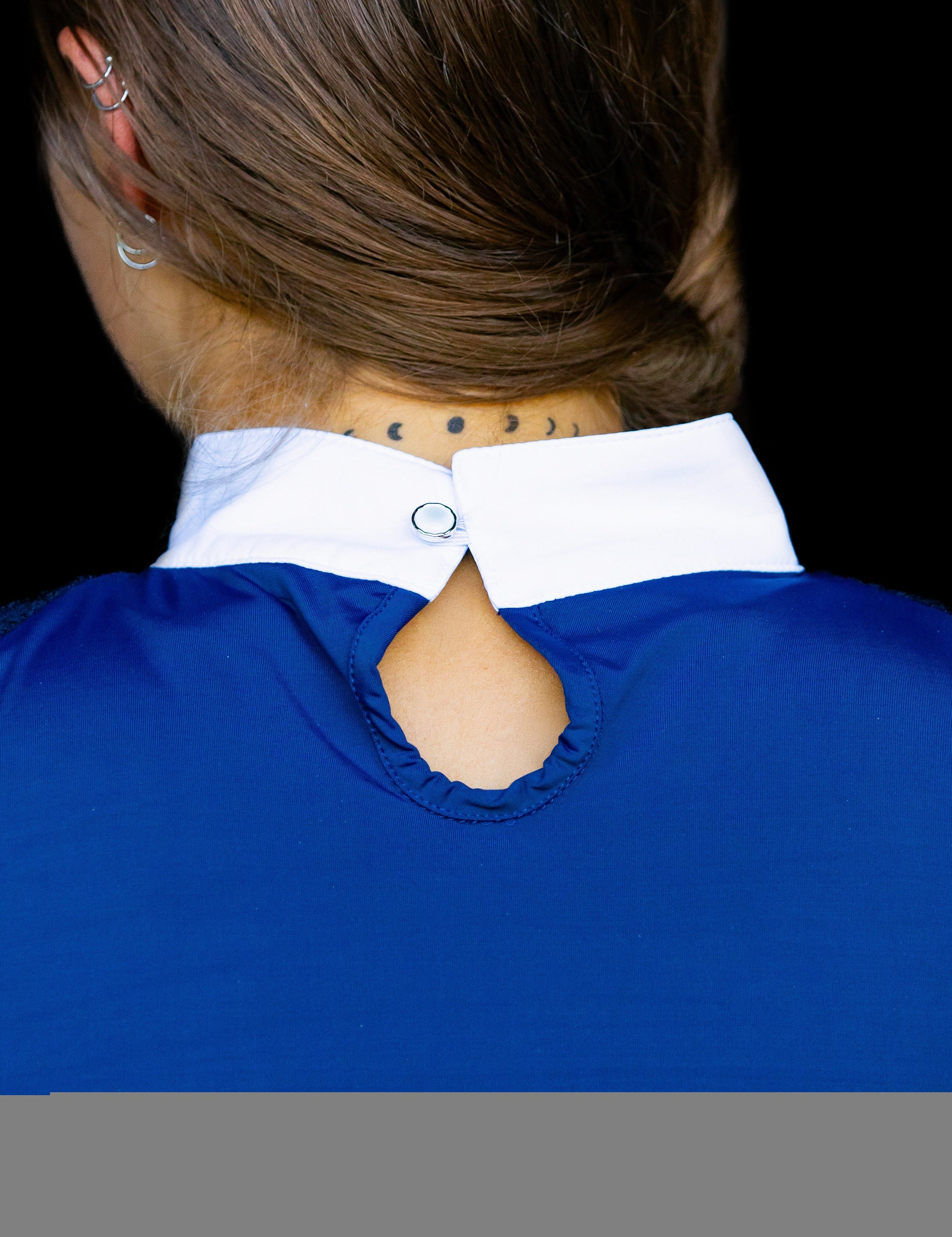 Equishow Short Sleeve Lace shirt - Navy - EquiShow - Equiluxe Tack
