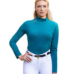 Equisite Alesia Perforated Turtleneck Riding Shirt - Equisite - Equiluxe Tack