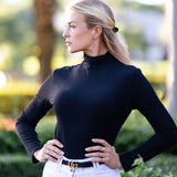 Equisite Alesia Perforated Turtleneck Riding Shirt - Equisite - Equiluxe Tack