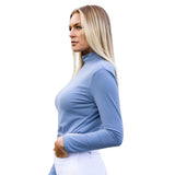 Equisite Alesia Perforated Turtleneck Riding Shirt - Equisite - Equiluxe Tack