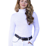 Equisite Alesia Perforated Turtleneck Riding Shirt - Equisite - Equiluxe Tack