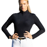 Equisite Alesia Perforated Turtleneck Riding Shirt - Equisite - Equiluxe Tack