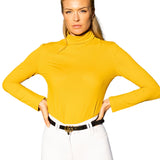 Equisite Alesia Perforated Turtleneck - Tuscany/XS - Equisite - Equiluxe Tack