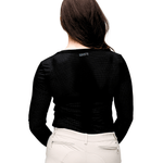 Equisite Cadence Long Sleeve Perforated Shirt - Equisite - Equiluxe Tack