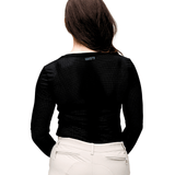 Equisite Cadence Long Sleeve Perforated Shirt - Equisite - Equiluxe Tack