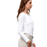 Equisite Cadence Long Sleeve Perforated Shirt - Equisite - Equiluxe Tack