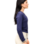 Equisite Cadence Long Sleeve Perforated Shirt - Equisite - Equiluxe Tack