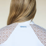 Equisite Daphne Mesh Sleeve Show Shirt - Equisite - Equiluxe Tack