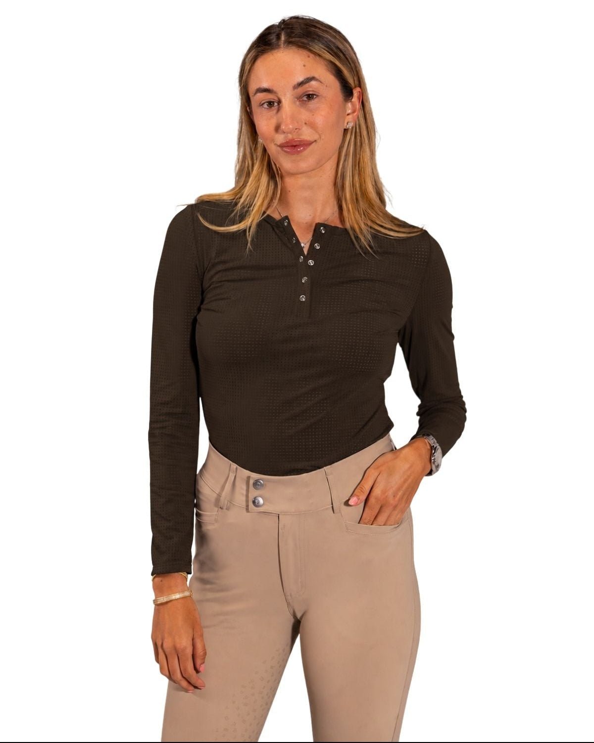 Equisite Elements of Style Maxine Long Sleeve Shirt - Equiluxe Tack