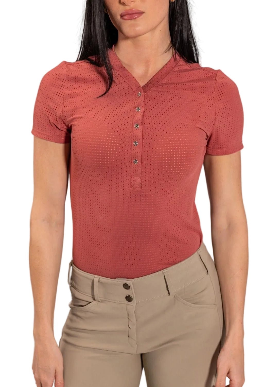 Equisite Elements of Style Naomi Short Sleeve Shirt - Equiluxe Tack