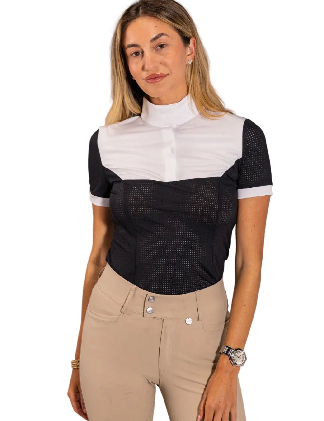 Equisite Genevieve Short Sleeve Show Shirt - Equiluxe Tack