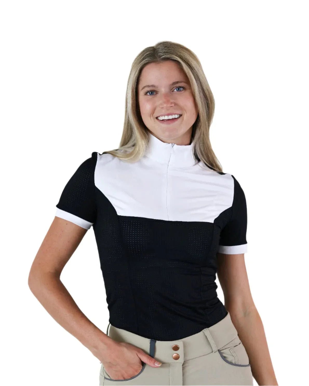 Equisite Genevieve Short Sleeve Show Shirt - Equisite - Equiluxe Tack