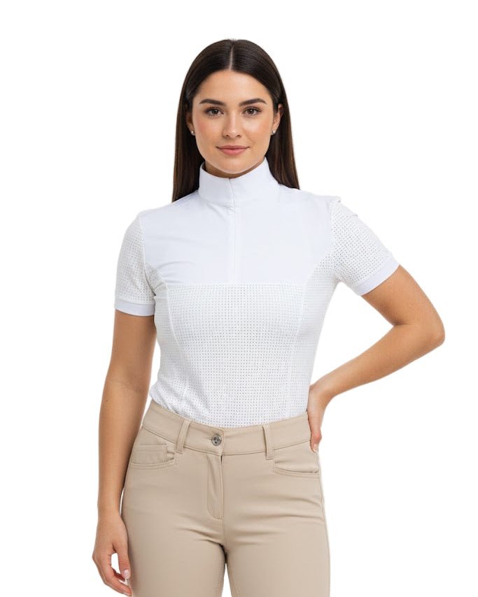 Equisite 'Genevieve' Short Sleeve Show Shirt - Equisite - Equiluxe Tack