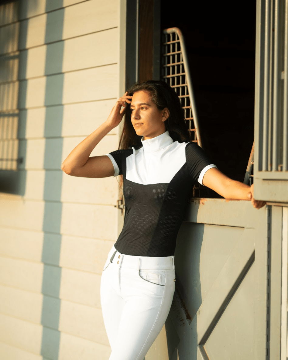 Equisite Genevieve Short Sleeve Show Shirt - Equiluxe Tack
