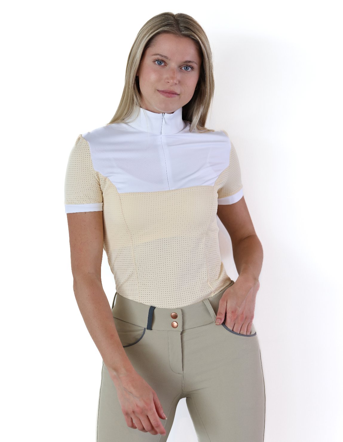 Equisite 'Genevieve' Short Sleeve Show Shirt - Equisite - Equiluxe Tack