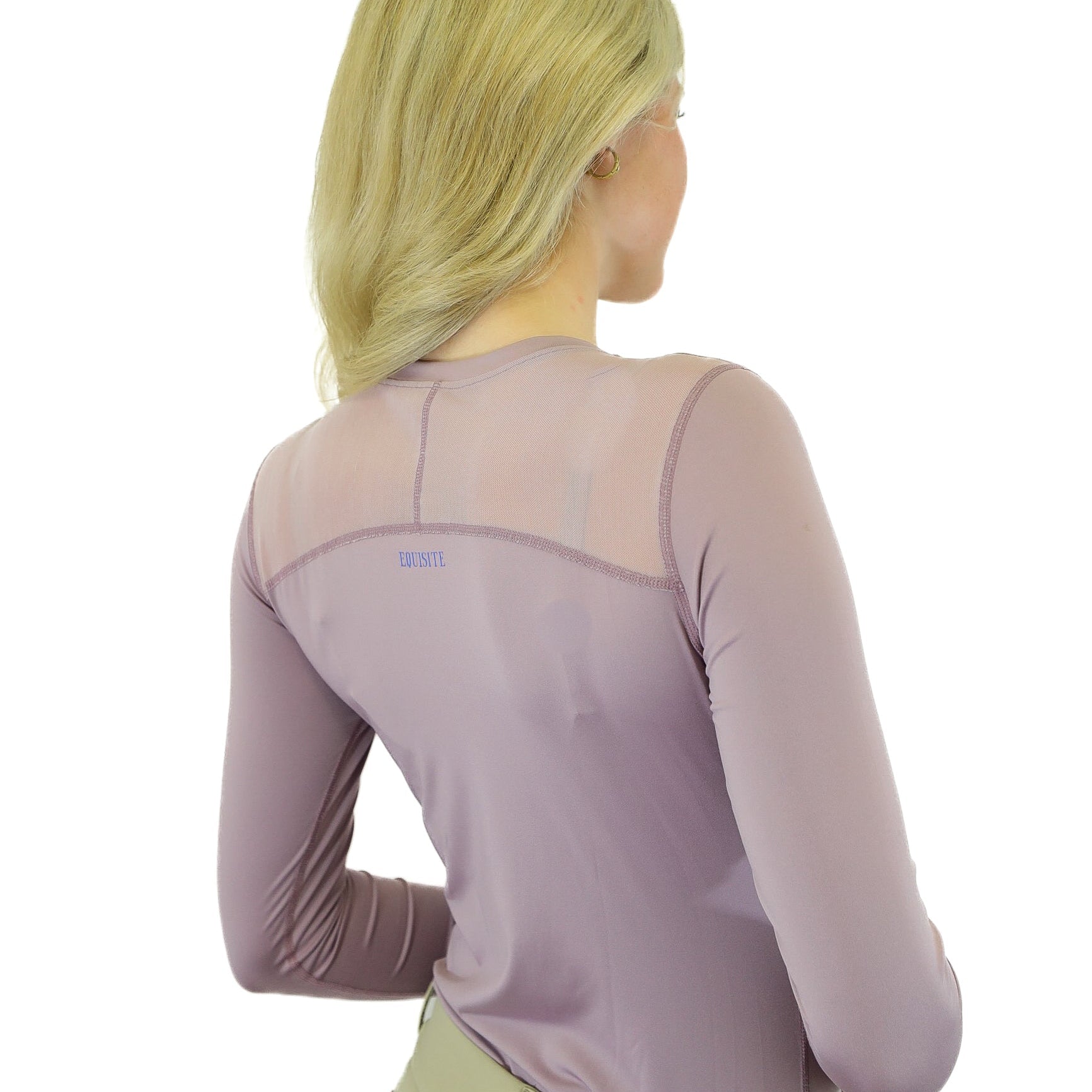 Equisite Maeve Long Sleeve Mesh Riding Shirt - Equisite - Equiluxe Tack