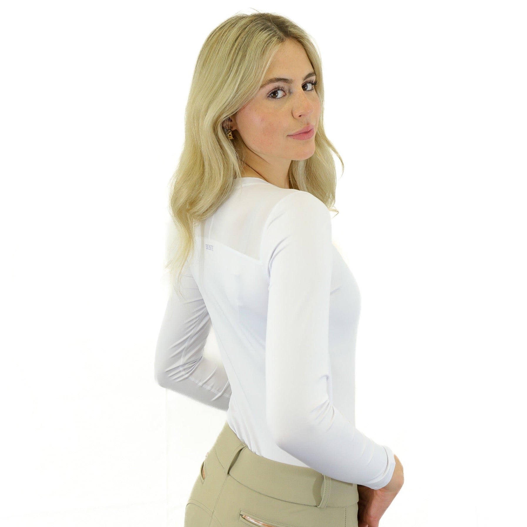 Equisite Maeve Long Sleeve Mesh Riding Shirt - Equisite - Equiluxe Tack