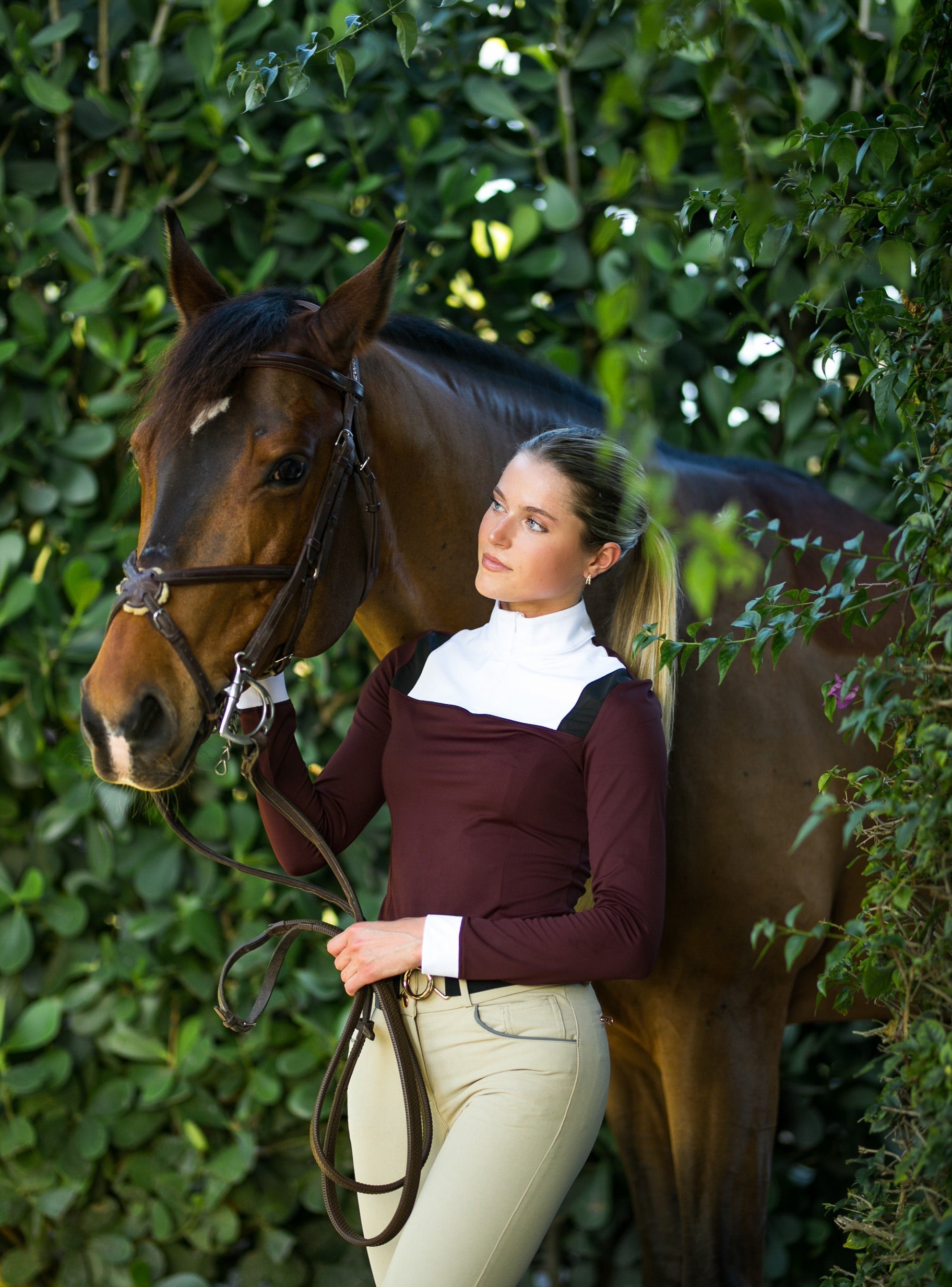 Equisite Nadine Vented Mesh Show Shirt - Equisite - Equiluxe Tack