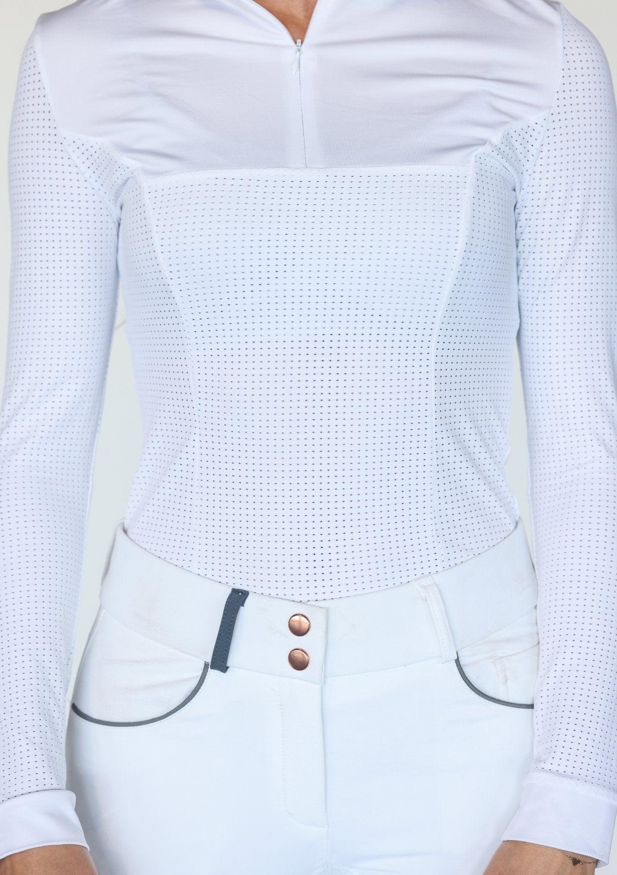 Equisite Pauline Perforated Show Shirt - Equisite - Equiluxe Tack