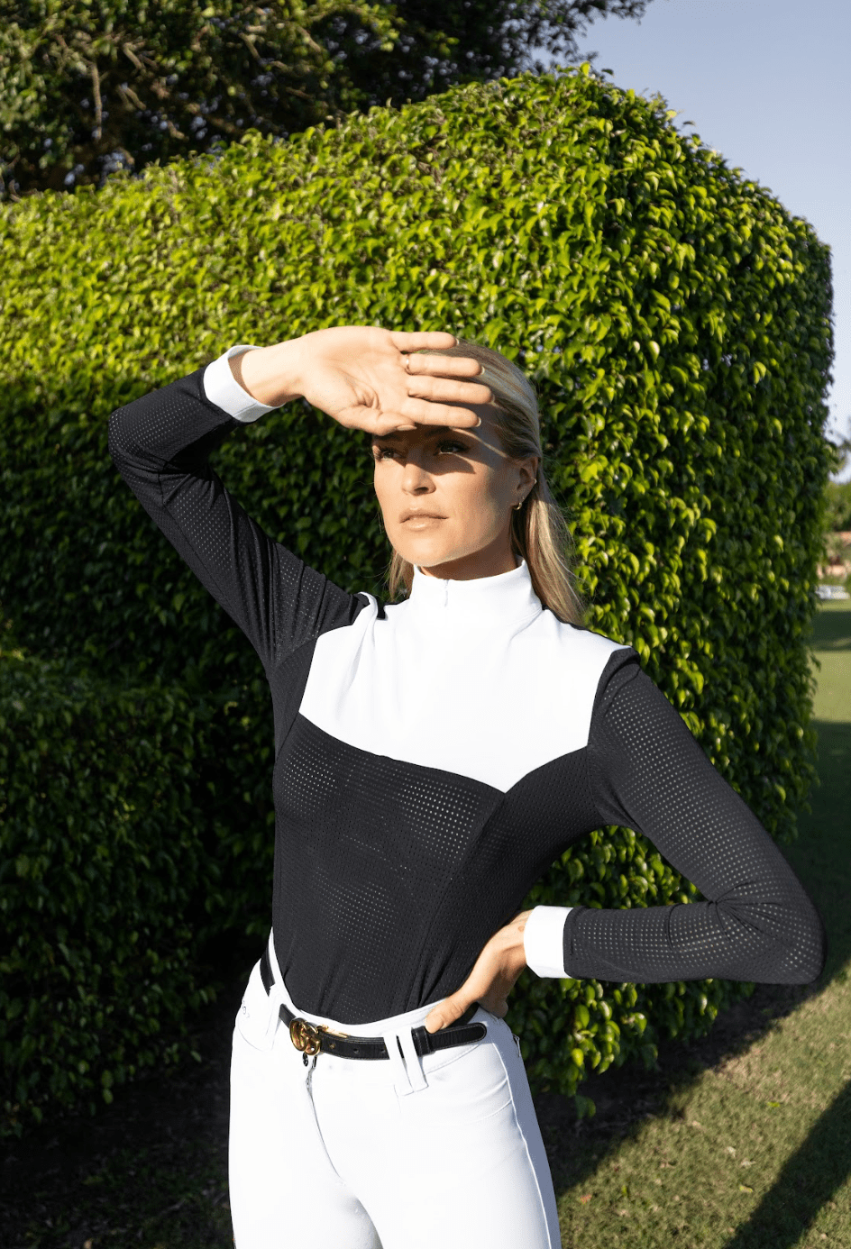 Equisite Pauline Perforated Show Shirt Shirt - Equisite - Equiluxe Tack