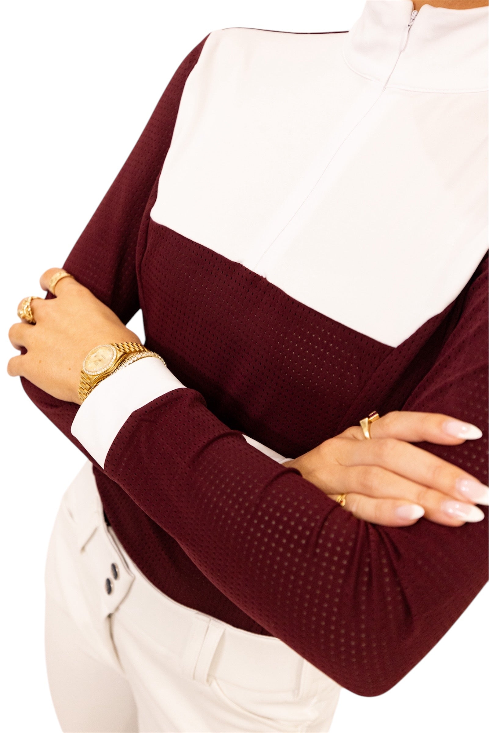 Equisite Pauline Perforated Show Shirt Shirt - Equisite - Equiluxe Tack
