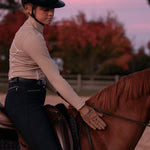 Equisk SteadyHands Riding Gloves - TAN - Equisk - Equiluxe Tack