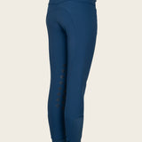 Espoir Coquet Knee Patch Peacock Blue Bamboo Breeches - Espoir Equestrian - Equiluxe Tack