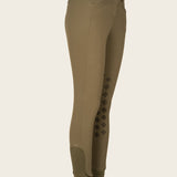 Espoir Coquet Olive kneepatch Coolmax Breeches - Espoir Equestrian - Equiluxe Tack