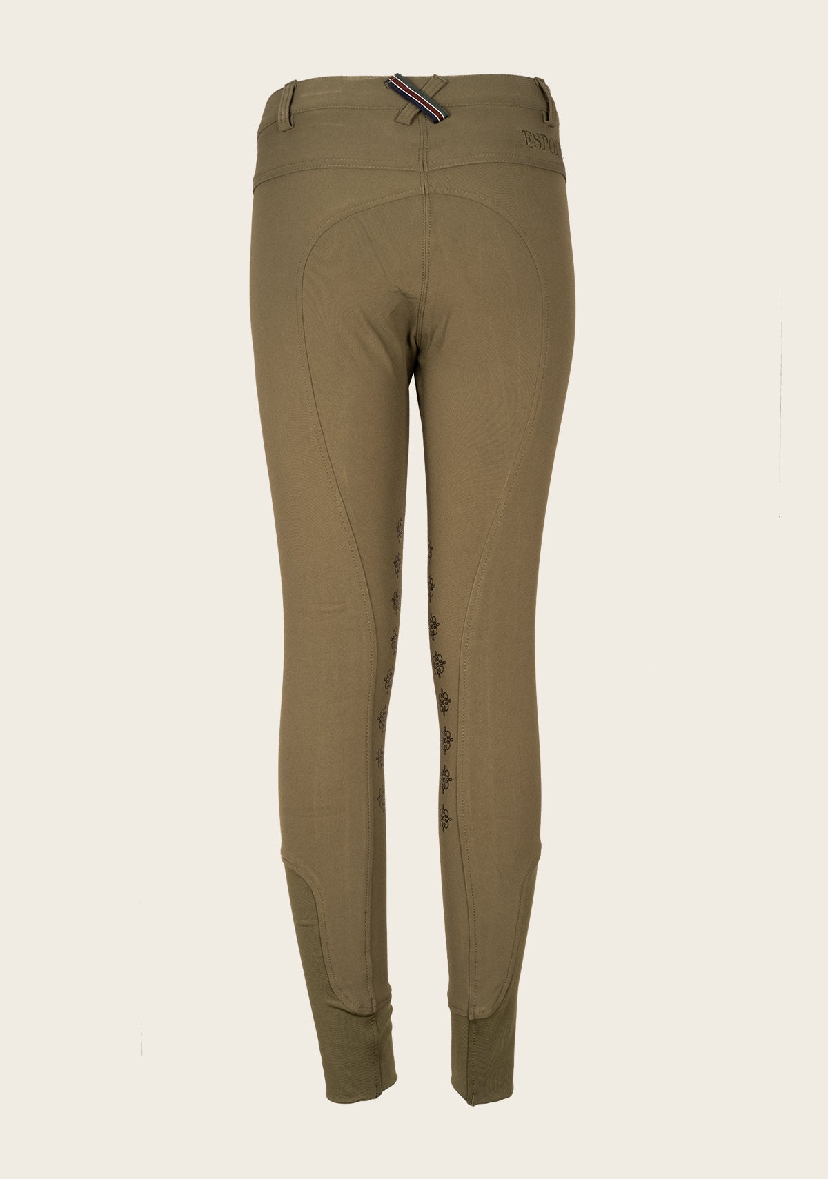 Espoir Coquet Olive kneepatch Coolmax Breeches - Espoir Equestrian - Equiluxe Tack