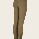 Espoir Coquet Olive kneepatch Coolmax Breeches - Espoir Equestrian - Equiluxe Tack