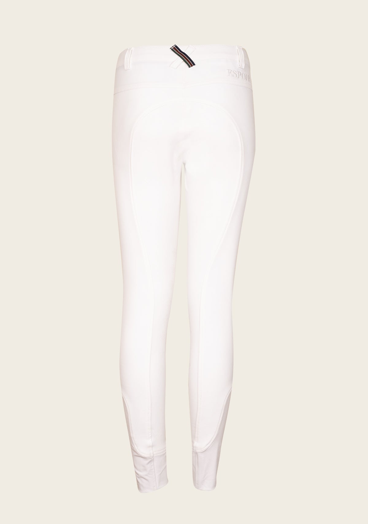 Espoir Coquet White Show Bamboo Breeches - Espoir Equestrian - Equiluxe Tack